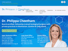Tablet Screenshot of drcheetham.com